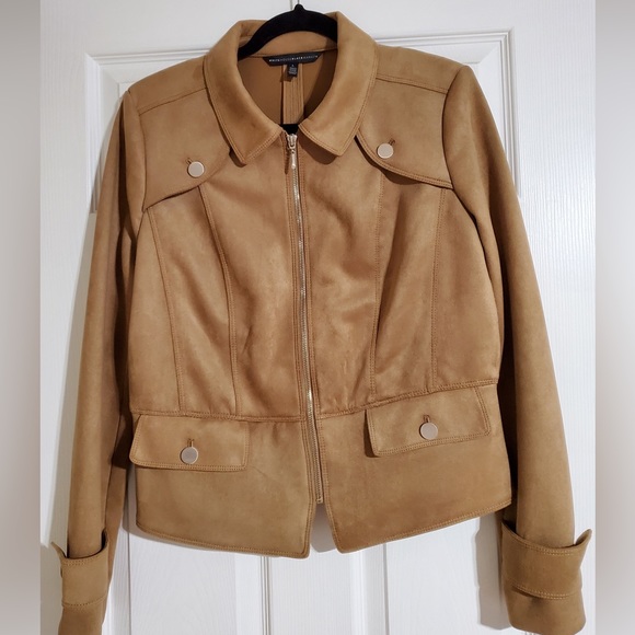 White House Black Market Jackets & Blazers - WHBM Suede Jacket, Size Large